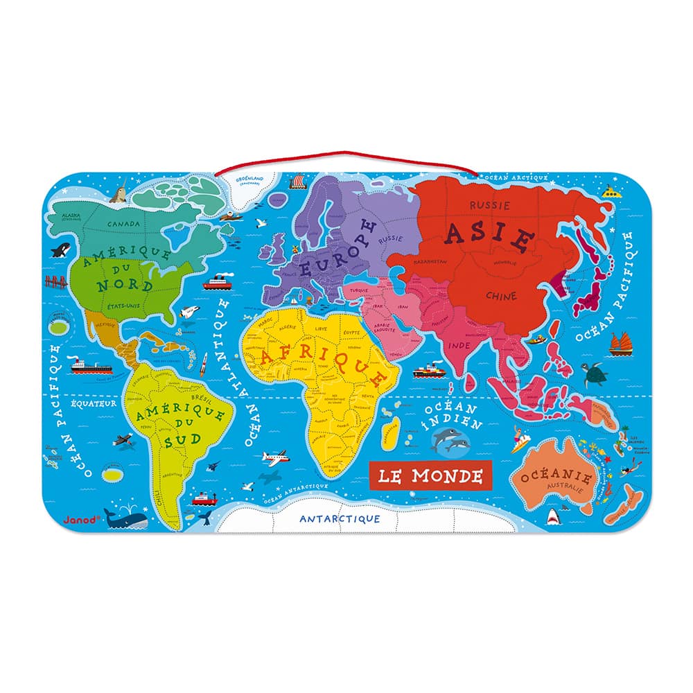 PUZZLE MONDE MAGNETIQUE