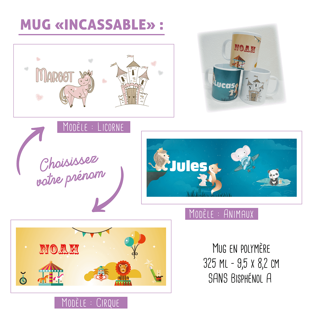 MUG INCASSABLE - Prénom personnalisé – Image 2