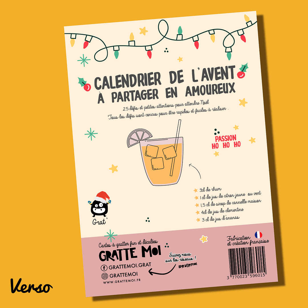 CALENDRIER DE L'AVENT A GRATTER - En Amoureux – Image 2