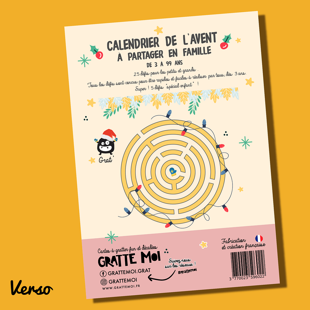CALENDRIER DE L'AVENT A GRATTER - En Famille – Image 2