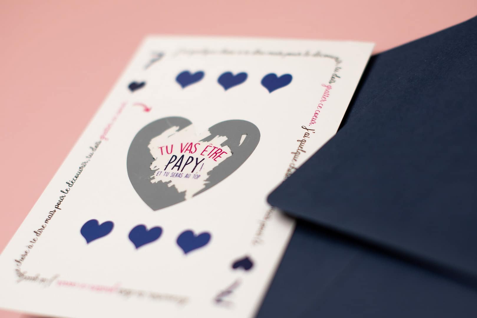 CARTE A GRATTER PAPY