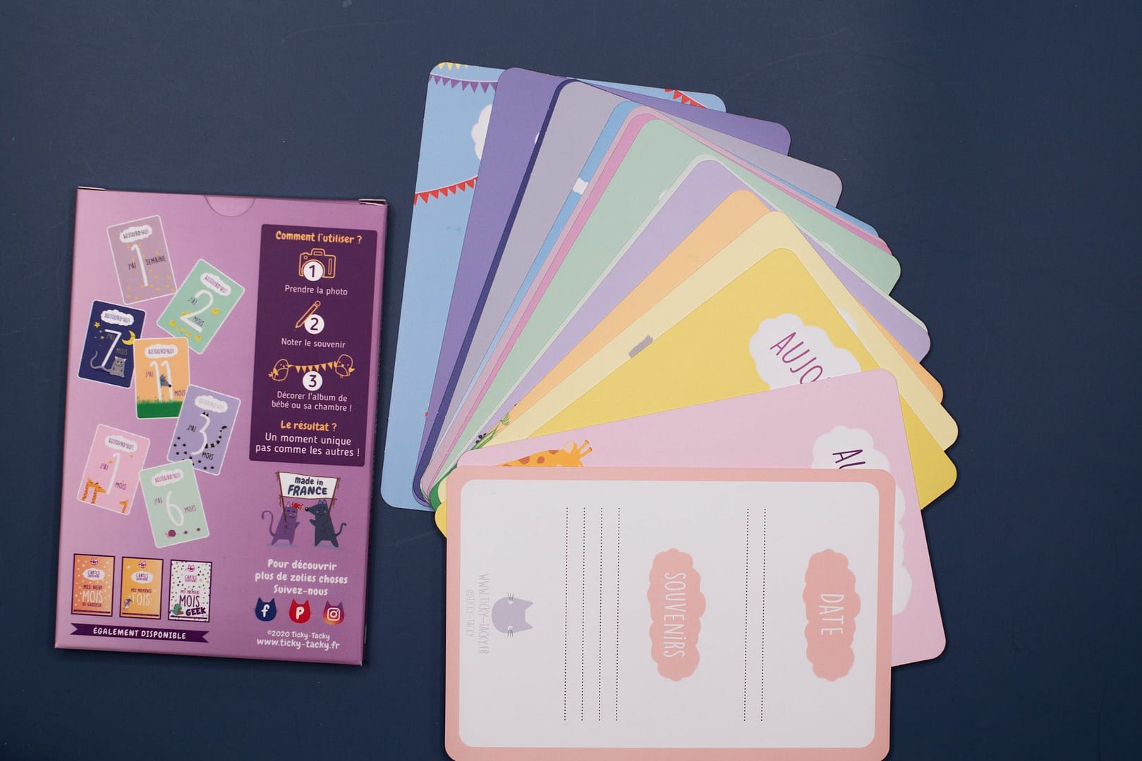 CARTES ETAPES BEBE