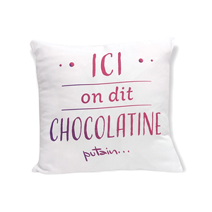 COUSSIN SATINÉ - Ici on dit chocolatine