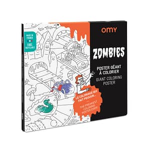 POSTER GEANT A COLORIER - Zombies