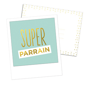 carte postale super parrain