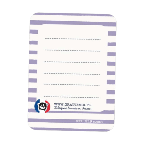 CARTE À GRATTER - Merci de m'avoir aidé à grandir – Image 3