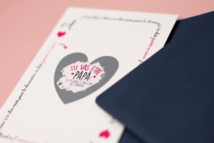 CARTE A GRATTER PAPA